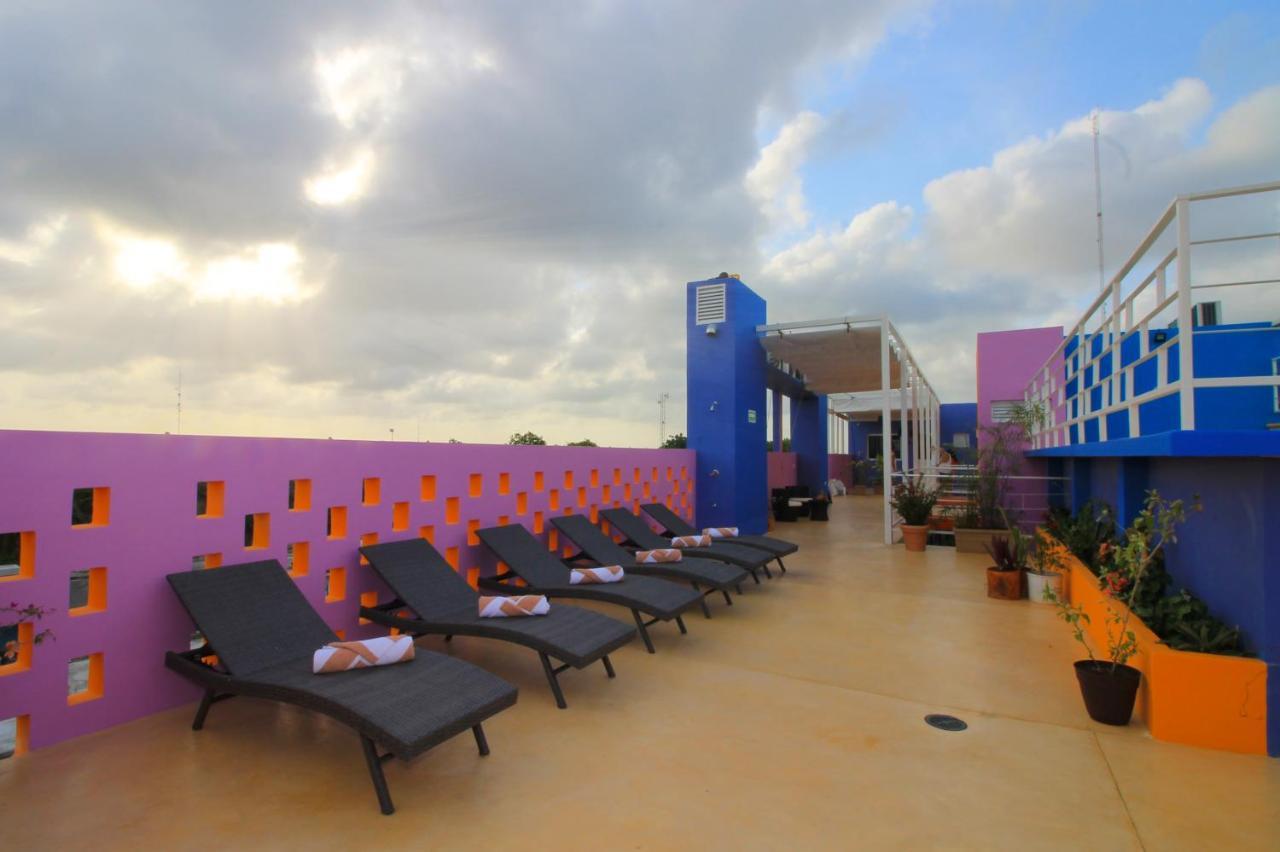 Hotel Arcoiris Tulum Pueblo Buitenkant foto