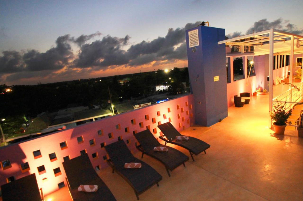 Hotel Arcoiris Tulum Pueblo Buitenkant foto