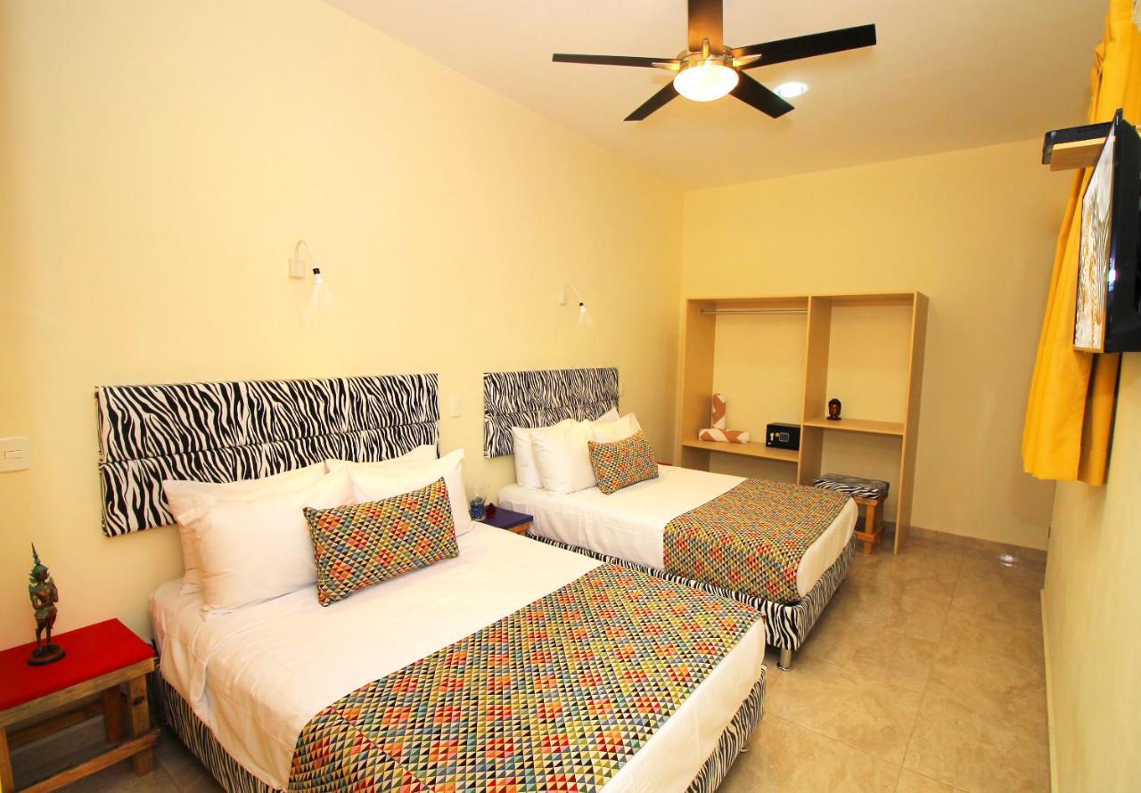 Hotel Arcoiris Tulum Pueblo Buitenkant foto