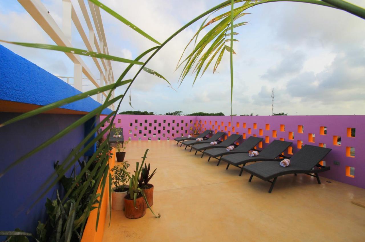Hotel Arcoiris Tulum Pueblo Buitenkant foto